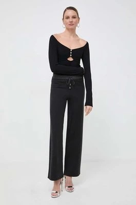 Zdjęcie produktu Liu Jo spodnie damskie kolor czarny proste high waist
