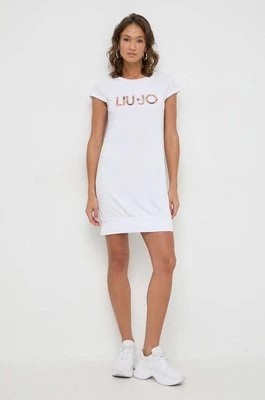 Zdjęcie produktu Liu Jo sukienka kolor biały mini prosta