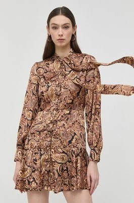 Zdjęcie produktu Liu Jo sukienka kolor brązowy mini rozkloszowana