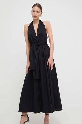 Zdjęcie produktu Liu Jo sukienka kolor czarny midi rozkloszowana