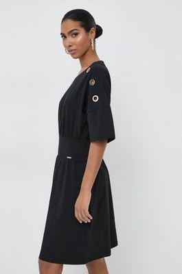 Zdjęcie produktu Liu Jo sukienka kolor czarny mini rozkloszowana