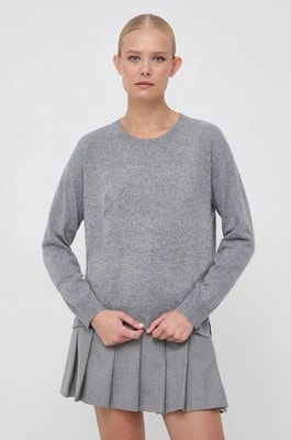 Zdjęcie produktu Liu Jo sweter z domieszką wełny damski kolor szary lekki