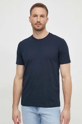 Zdjęcie produktu Liu Jo t-shirt bawełniany męski kolor granatowy gładki