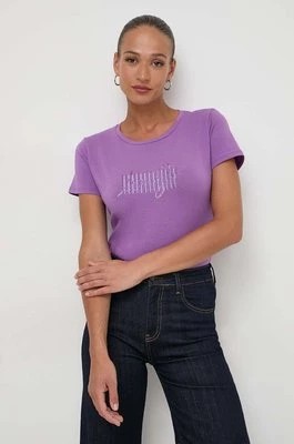 Zdjęcie produktu Liu Jo t-shirt damski kolor fioletowy