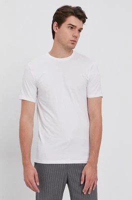 Zdjęcie produktu Liu Jo T-shirt M000P204SHORTLOGO męski kolor biały gładki