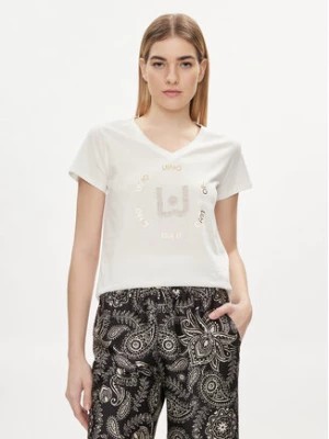 Zdjęcie produktu Liu Jo T-Shirt TA4137 J6040 Biały Regular Fit