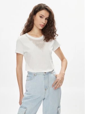 Zdjęcie produktu Liu Jo T-Shirt TA4195 J6040 Biały Regular Fit