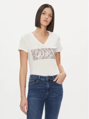 Zdjęcie produktu Liu Jo T-Shirt WA4019 JS923 Biały Regular Fit