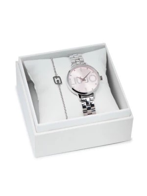 Zdjęcie produktu Liu Jo Zestaw zegarek i bransoletka Couple Plus TLJ2038 Srebrny