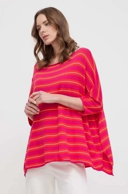 Zdjęcie produktu Liviana Conti bluzka damska kolor pomarańczowy wzorzysta F4SA71