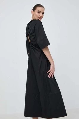Zdjęcie produktu Liviana Conti sukienka kolor czarny maxi rozkloszowana L4SK37