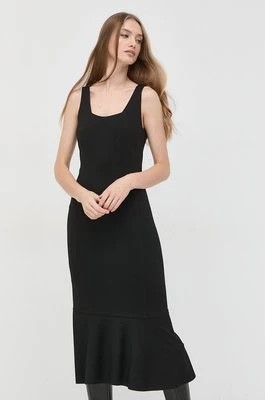Zdjęcie produktu Liviana Conti sukienka kolor czarny midi dopasowana