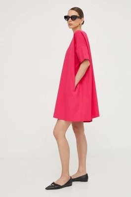 Zdjęcie produktu Liviana Conti sukienka kolor różowy mini oversize F4SI20