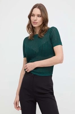 Zdjęcie produktu Liviana Conti sweter bawełniany kolor zielony lekki L4SC21