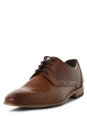 Zdjęcie produktu Lloyd Męskie skórzane buty sznurowane - Galant Mężczyźni skóra brązowy jednolity,