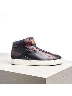 Zdjęcie produktu LLOYD Skórzane sneakersy w kolorze granatowo-brązowym rozmiar: 45