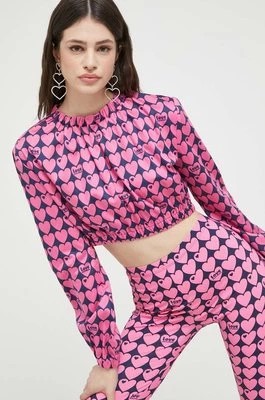 Zdjęcie produktu Love Moschino bluzka damska kolor różowy wzorzysta