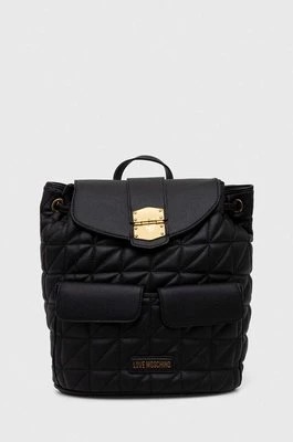 Zdjęcie produktu Love Moschino plecak damski kolor czarny mały gładki