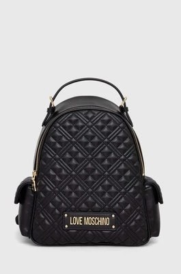 Zdjęcie produktu Love Moschino plecak damski kolor czarny mały z aplikacją