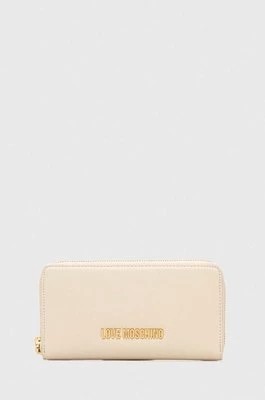 Zdjęcie produktu Love Moschino portfel damski kolor beżowy