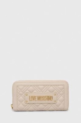 Zdjęcie produktu Love Moschino portfel damski kolor beżowy