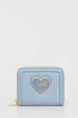 Zdjęcie produktu Love Moschino portfel damski kolor niebieski