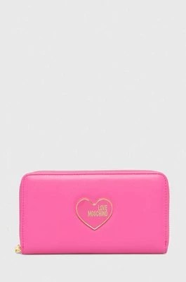 Zdjęcie produktu Love Moschino portfel damski kolor różowy