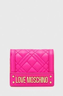 Zdjęcie produktu Love Moschino portfel damski kolor różowy