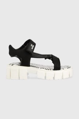 Zdjęcie produktu Love Moschino sandały damskie kolor czarny na platformie JA16216G0GIX300A