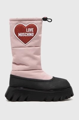 Zdjęcie produktu Love Moschino śniegowce kolor różowy