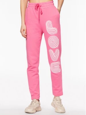 Zdjęcie produktu LOVE MOSCHINO Spodnie dresowe W155609M 4457 Różowy Regular Fit