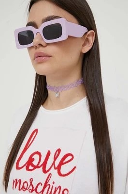 Zdjęcie produktu Love Moschino t-shirt bawełniany kolor biały
