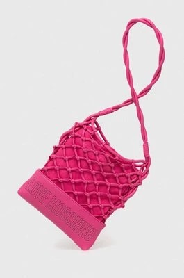 Zdjęcie produktu Love Moschino torebka kolor różowy