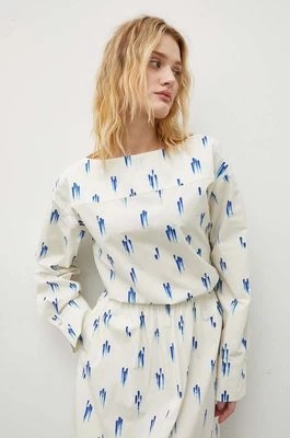 Zdjęcie produktu Lovechild bluzka bawełniana damska kolor beżowy wzorzysta 24-2-701-2031