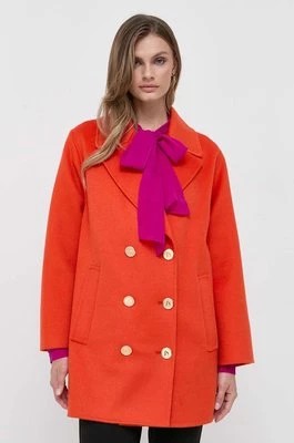 Zdjęcie produktu Luisa Spagnoli płaszcz wełniany kolor pomarańczowy przejściowy