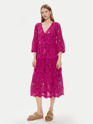 Zdjęcie produktu Luisa Spagnoli Sukienka letnia Pigna 540712 Różowy Regular Fit