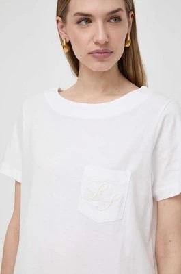 Zdjęcie produktu Luisa Spagnoli t-shirt bawełniany damski kolor biały