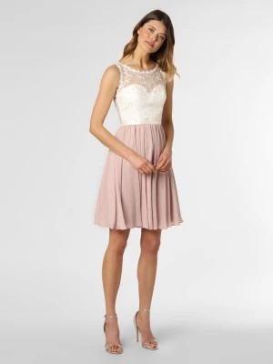 Zdjęcie produktu Luxuar Fashion Damska sukienka wieczorowa Kobiety Koronka biały|różowy jednolity,