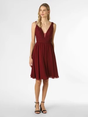 Zdjęcie produktu Luxuar Fashion Damska sukienka wieczorowa Kobiety Koronka czerwony jednolity,