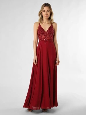 Zdjęcie produktu Luxuar Fashion Damska sukienka wieczorowa Kobiety Sztuczne włókno wyrazisty róż|czerwony jednolity,