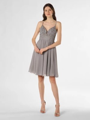 Zdjęcie produktu Luxuar Fashion Damska sukienka wieczorowa Kobiety Szyfon szary jednolity,