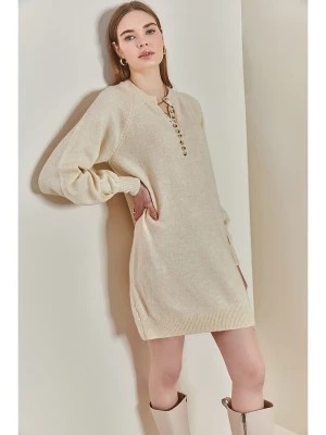 Zdjęcie produktu Lycalia Sukienka w kolorze beżowym rozmiar: onesize