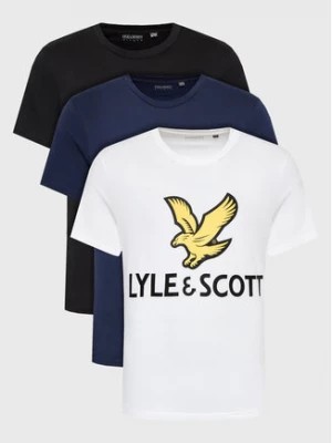 Zdjęcie produktu Lyle & Scott Komplet 3 t-shirtów TS1726V Granatowy Regular Fit