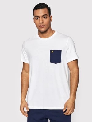 Zdjęcie produktu Lyle & Scott T-Shirt Contrast Pocket TS831VOG Biały Regular Fit