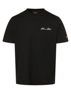 Zdjęcie produktu Lyle & Scott T-shirt męski Mężczyźni Bawełna czarny nadruk,