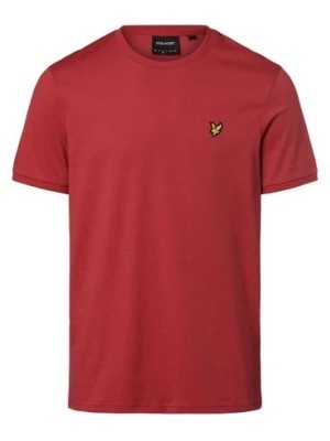 Zdjęcie produktu Lyle & Scott T-shirt męski Mężczyźni Bawełna czerwony nadruk,