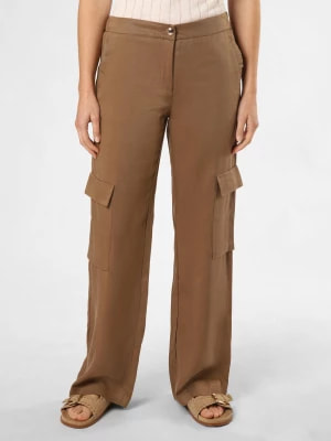 Zdjęcie produktu MAC Spodnie - Chiara Cargo Kobiety Lyocell brązowy jednolity,