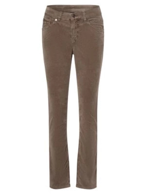 Zdjęcie produktu MAC Spodnie Kobiety Bawełna brązowy jednolity,