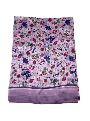 Zdjęcie produktu Made in Silk Jedwabna chusta w kolorze fioletowym - 110 x 190 cm rozmiar: onesize