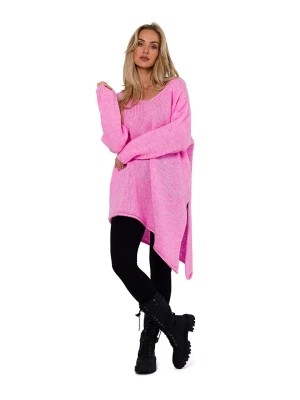 Zdjęcie produktu made of emotion Dzianinowa sukienka w kolorze różowym rozmiar: onesize